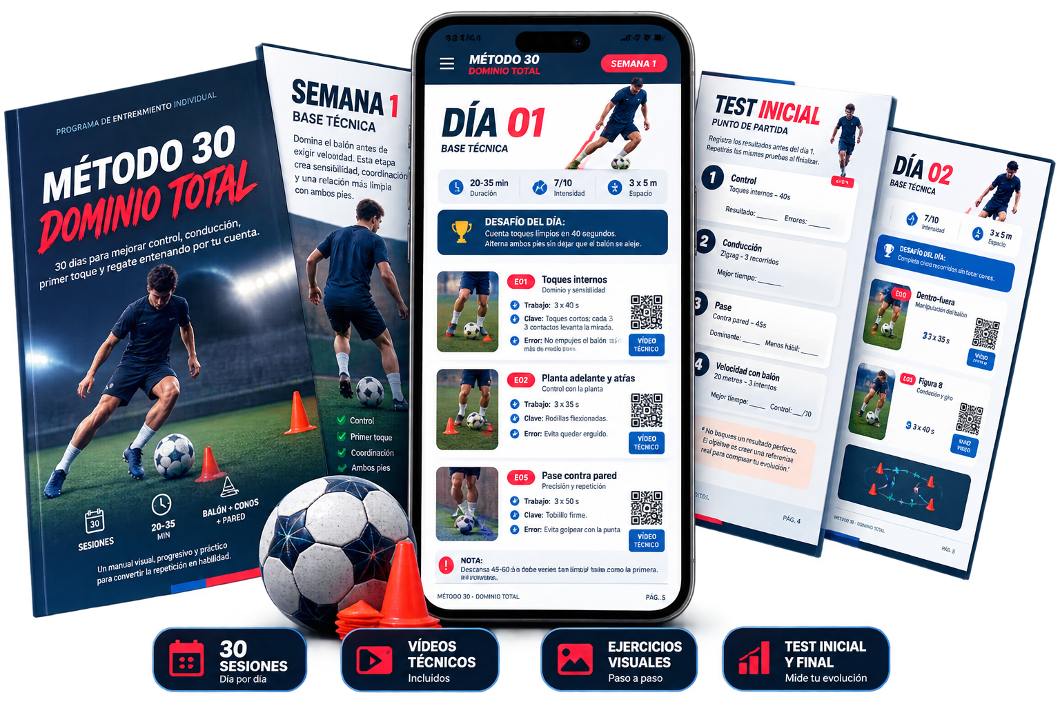 Método 30 — Dominio Total: manual del programa y las sesiones diarias en el celular
